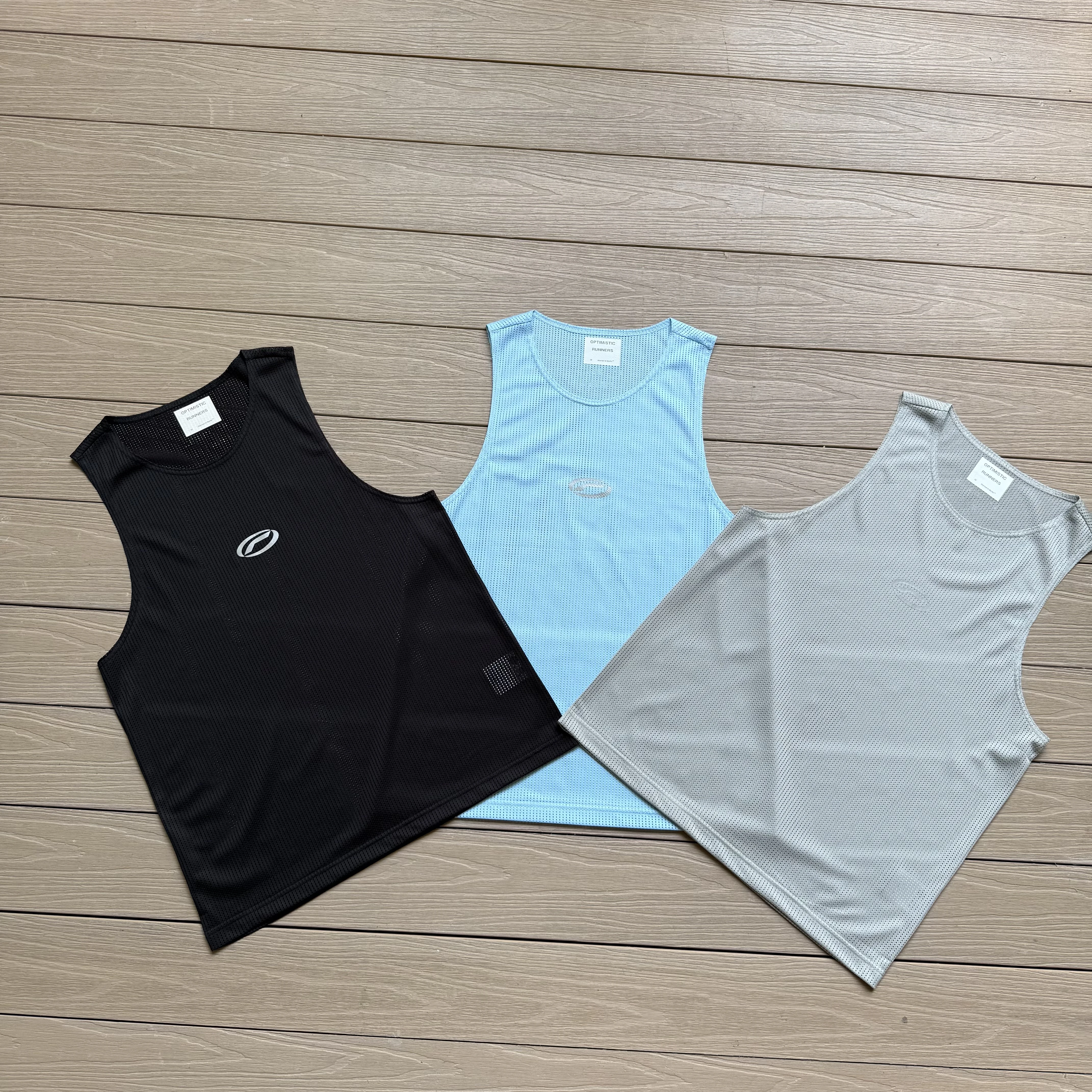 Optimistic Runners Basic Running Vest Ultralight Mesh Quick Dry Functional Sleeveless Top For Trail Running Fitness