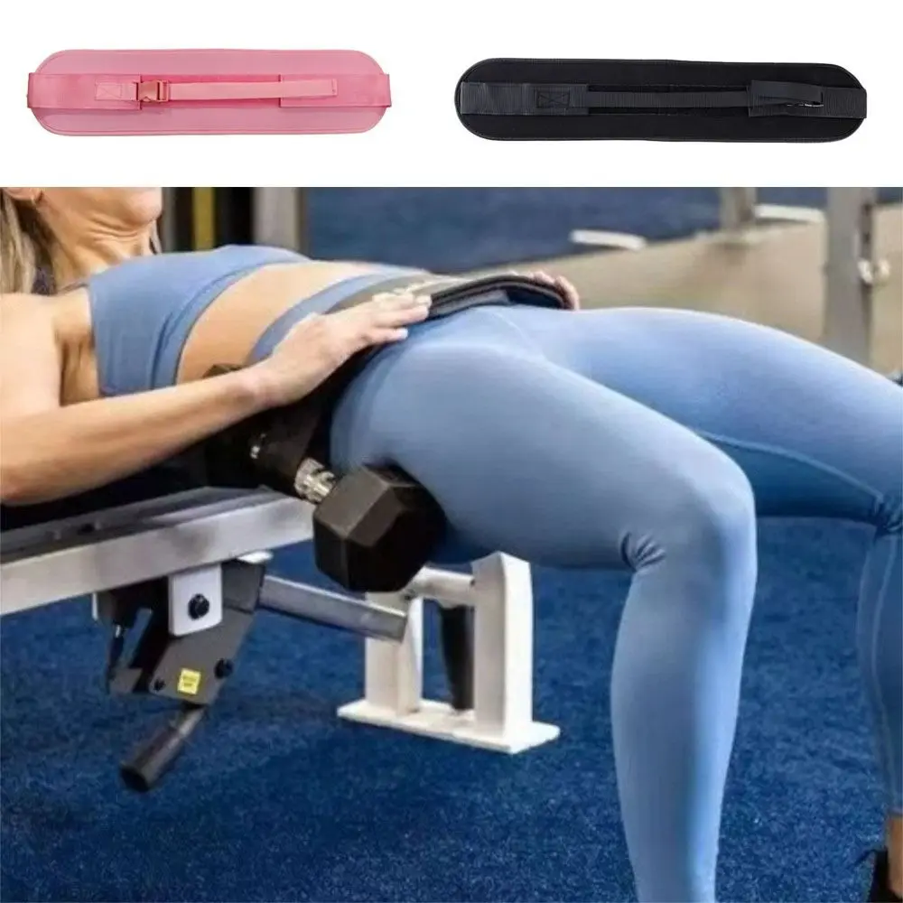 Cinturón de peso con mancuernas antideslizante, almohadilla de puente de glúteos con soporte de peso ajustable, resistente al desgaste, diseño ergonómico, cinturón de empuje de cadera para Yoga