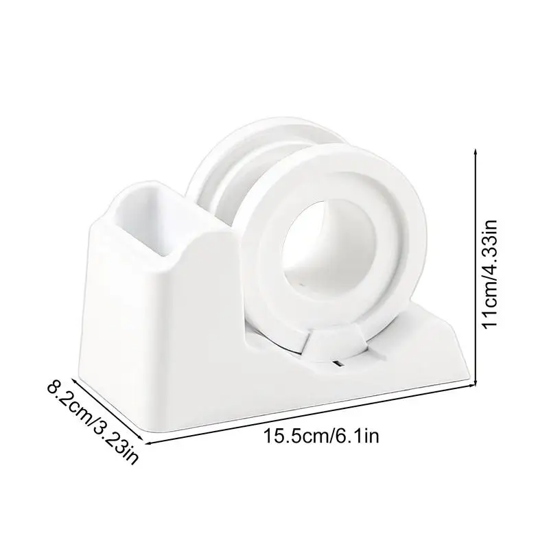 Диспенсер для ленты Многоразовый настольный диспенсер для ленты Сверхмощные нескользящие наклейки База Многоцелевые настольные принадлежности для домашней студии