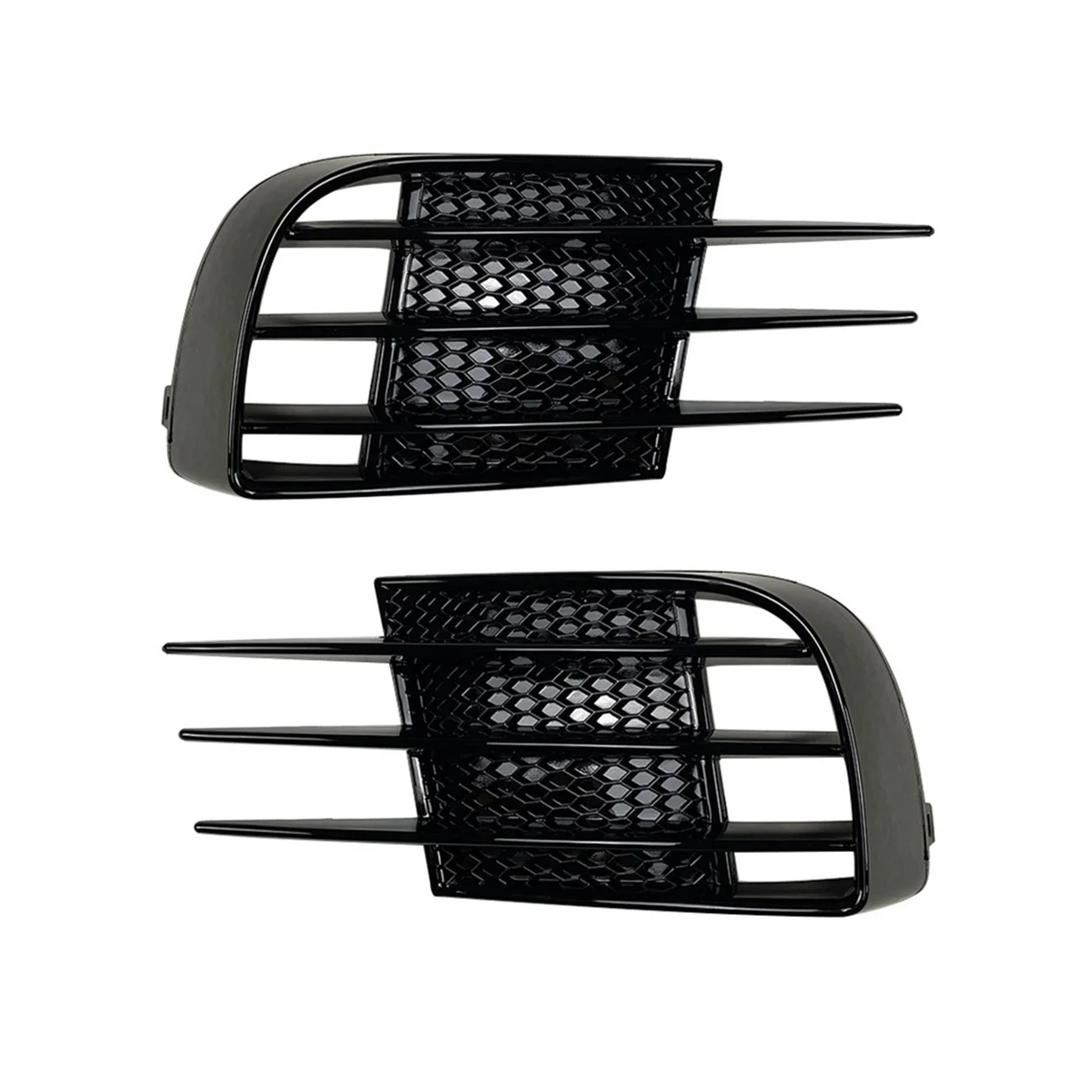 Car Front Fog Lamp Cover Fog Lamp Grille Wind Blade Car for Golf 6 Golf 6 High 6 GTD 2008-2013