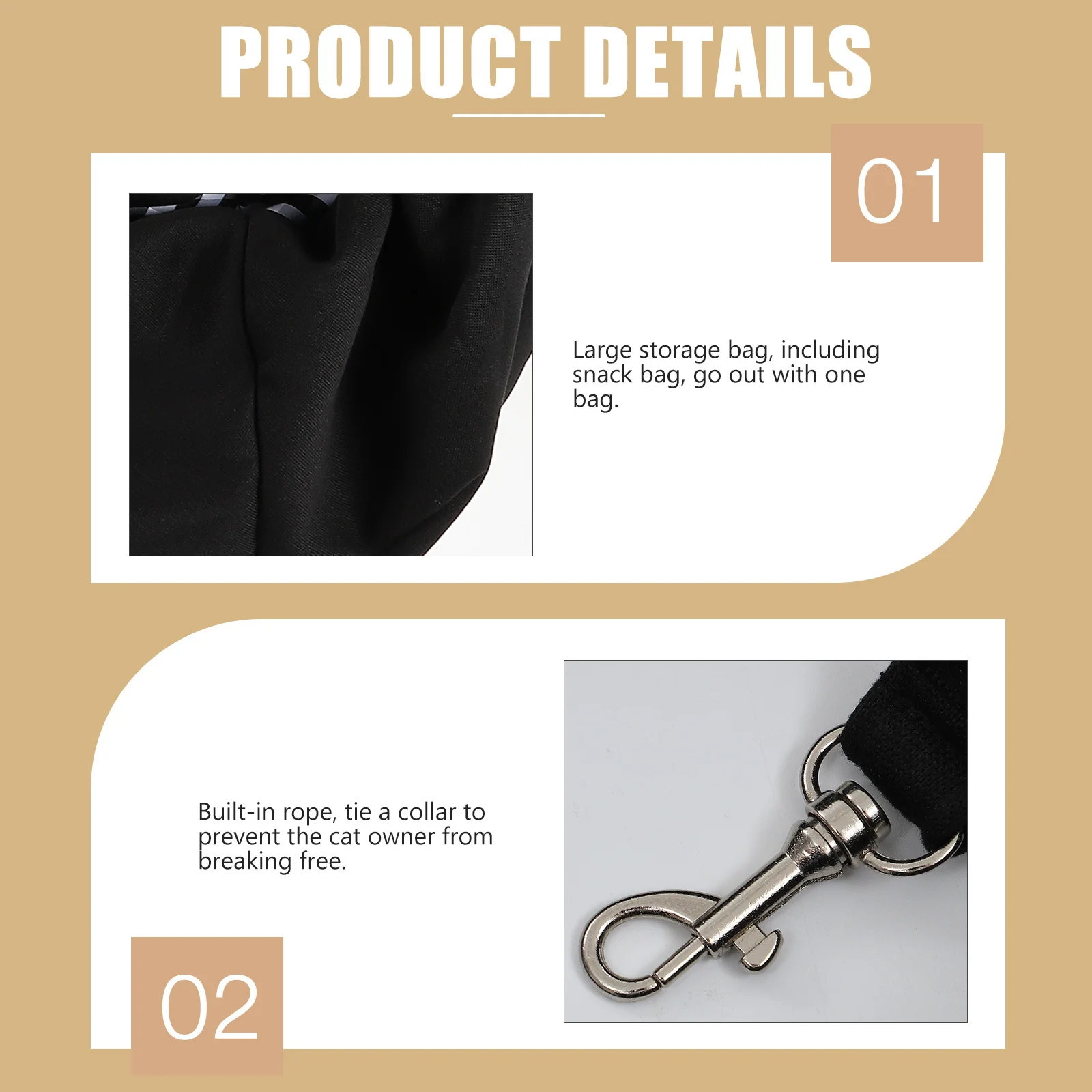 

Portable Pet Carrier Bag Breathable Ventilated Comfortable Safe Sightseeing Camping Hiking Shopping Walking Travel Trips High