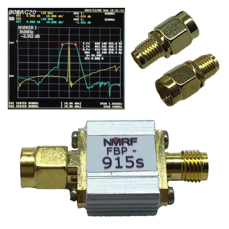 1db Bandwidth of 26mhz 915s Bandpass Filter Steep Cut-off Characteristic Filter Under 2.5 dB In-band Insertion Loss