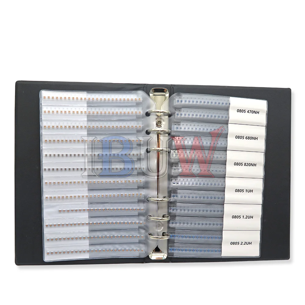 0402 0603 0805 Wire Wound SMD Ceramic Inductor Kit ibuw 30/33/42/35Value Chip Inductance Sample Book SMT Assortment Sample Book