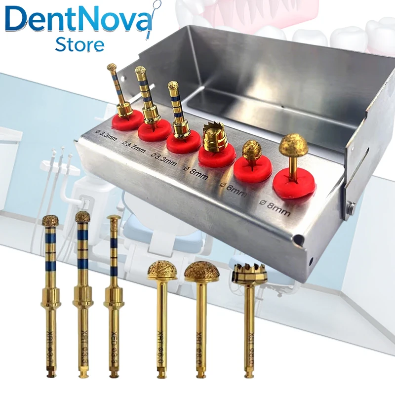 

Diamond Coated Sinus Lift Drill Set, Osteotomy Prep Reamer, Implant Surgery Bur Kit Tools