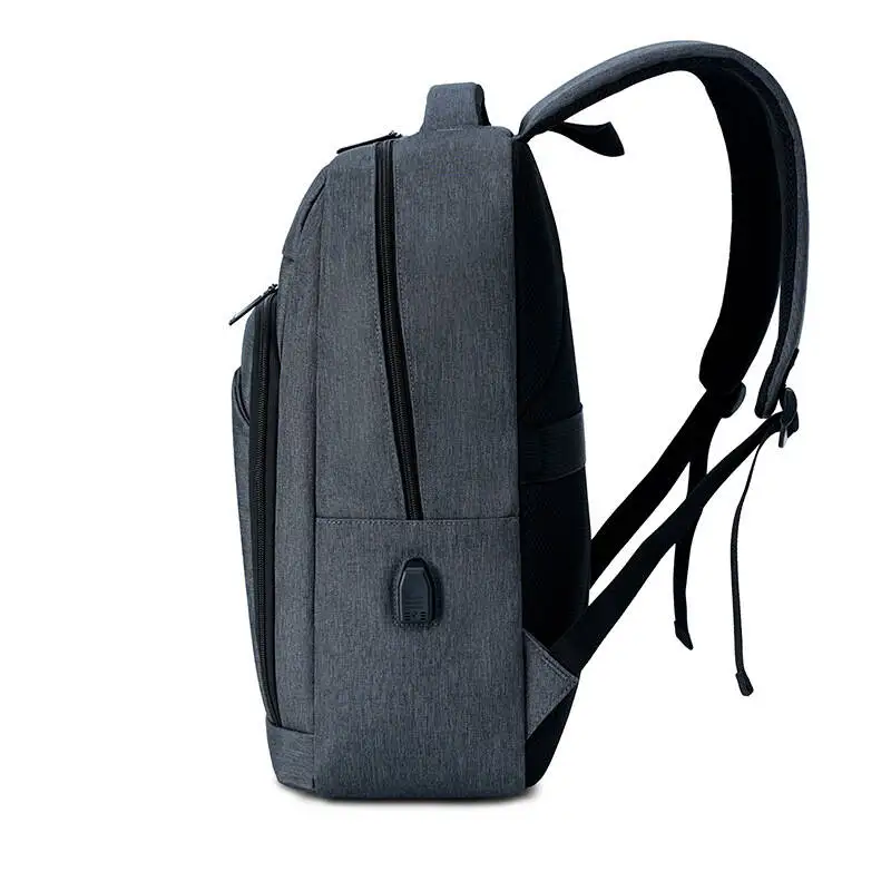 1PC Lightweight Backpack Mens Solid Color Expandable Business Backpack Durable Zipper Multi Compartment Knapsack Perfect Hold