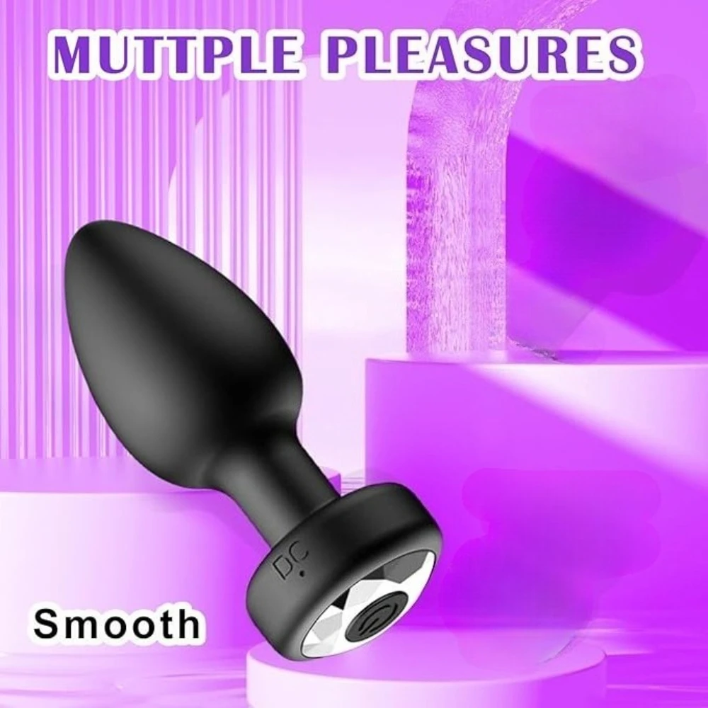 لعبة الجنس الشرجي هزاز للنساء التحكم عن بعد بعقب المكونات مع 10 طرق تهتز جهاز تدليك للبروستاتا سيليكون محفز الإناث ﻿