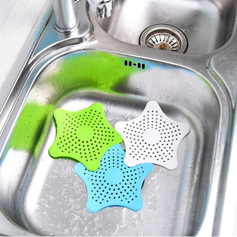 Hair Filter Sink Anti Blocking Waste Strainer Drain Trap Kitchen Sink Plug Dish Drainer For Kitchen Sink Kitchen Accessories