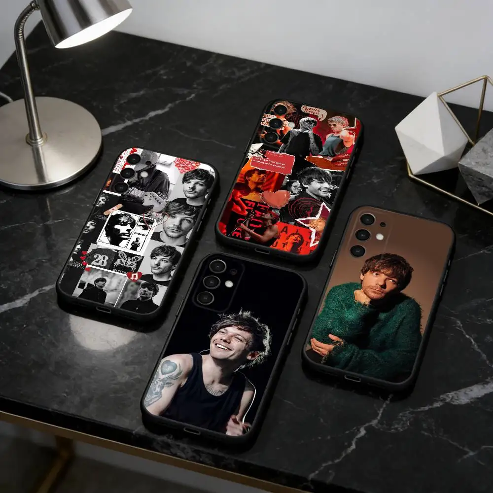 

L-Louis Singer T-TomlinsonS Phone Case For Samsung S25,S24,S21,S22,S23,S30,Ultra,S20,Plus,Fe,Note,5G Black Cover