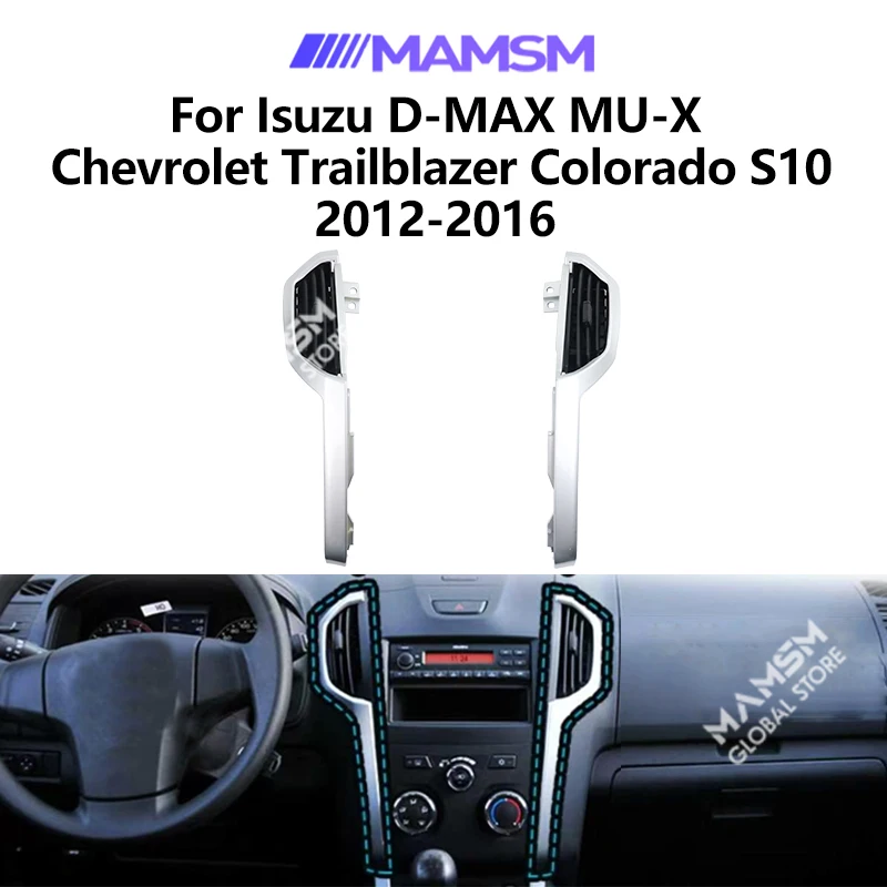 MAMSM For 2012-2016 Isuzu D-MAX MU-X Chevrolet Trailblazer Colorado S10 Air Conditioner Vent Grille Middle AC Air Outlet