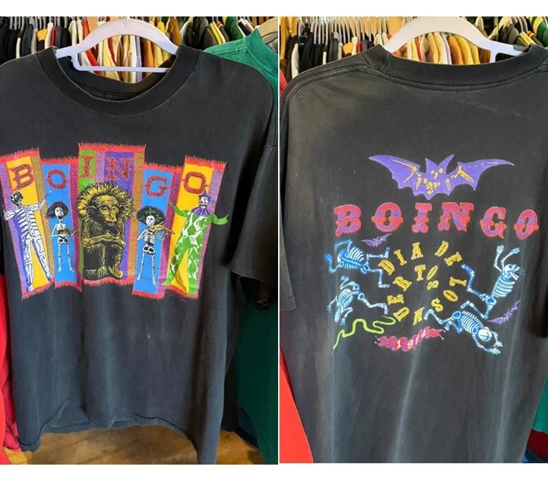 1994 Oingo Boingo - Dis De Los Muertos Band 2 sided short sleeve T shirt