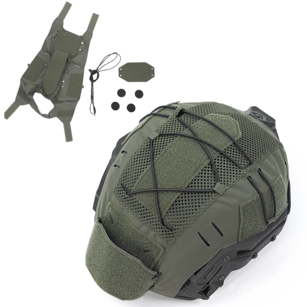 Wendy Exfil Ballistic Bump Helmet Cover Mesh Tactical Equipment Gear Airsoft Hunting Camouflage cover for WENDY2.0/FMA/WENDY