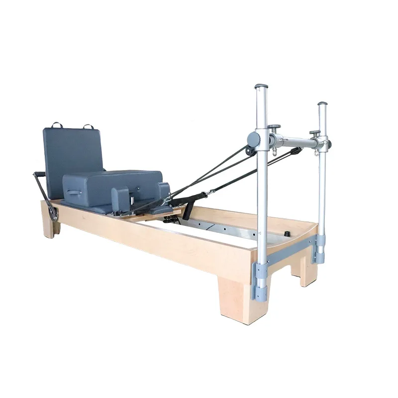 

Women's New Sliding Pilates Core Training Bed Oak Wood and Steel for Home or Studio Yoga Pilates Reformers