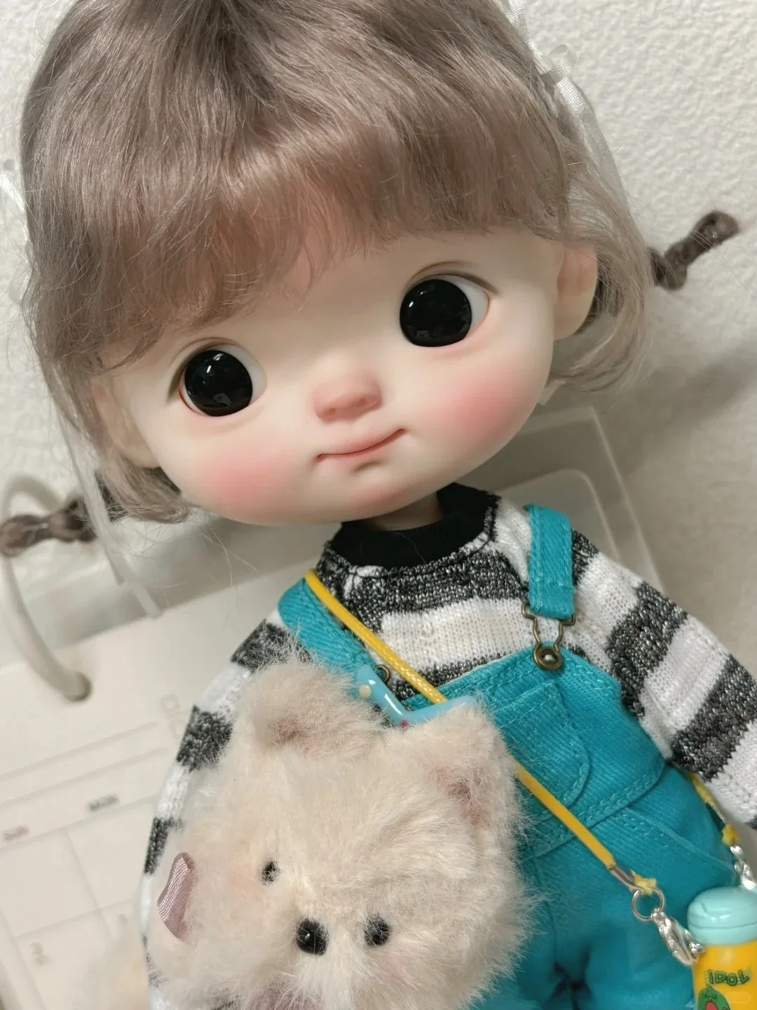 2026 دمى sd جديدة 1/6 25 سنتيمتر فتاة BJD Meng Qbaby كبير رئيس الراتنج دمية موضة شحن مجاني من قسط الراتنج بقعة ماكياج #2