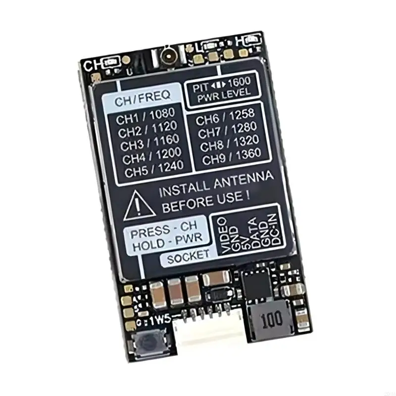 203a 1.3g لوحة نقل الفيديو لوحة الفيديو للطائرات بدون طيار FPVS مع هوائي