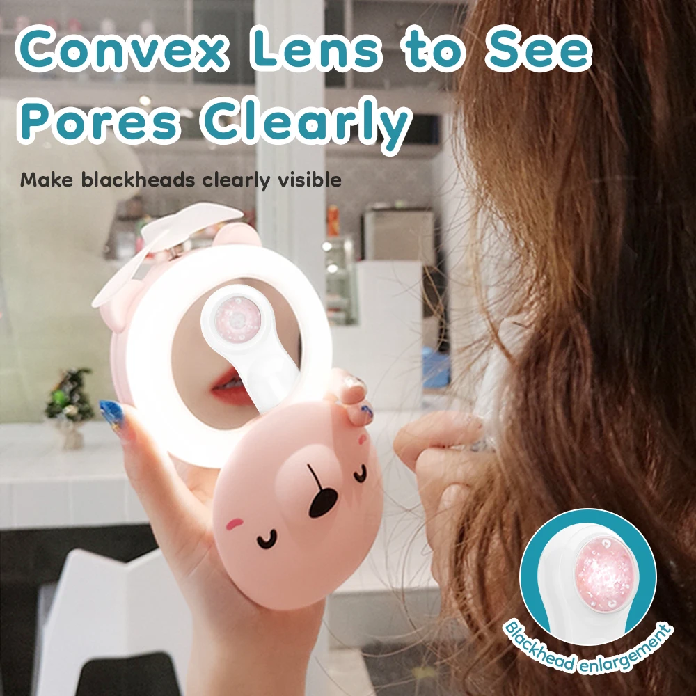 Visual Electric Blackhead Remover 3 Gears Adjustment LED Screen With light Vacuum Blackhead Removal Skin Cleansing Pore Cleaner