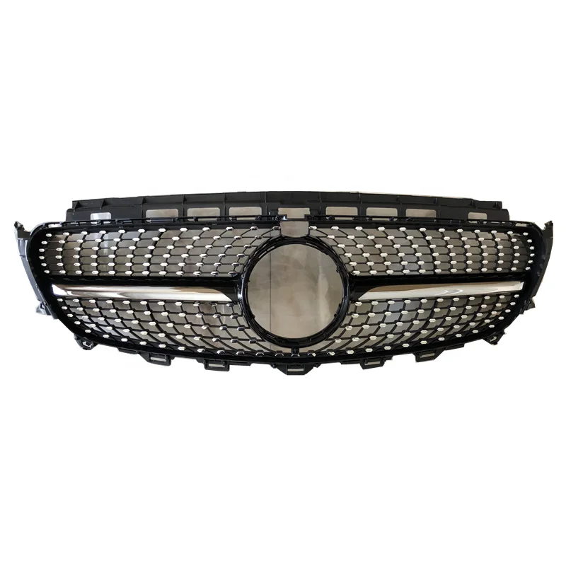 Diamond Style Car Front Grille Fit for Mercedes Benz W213 E Class E200 E250 E300 E350 Model Year 2016-2020