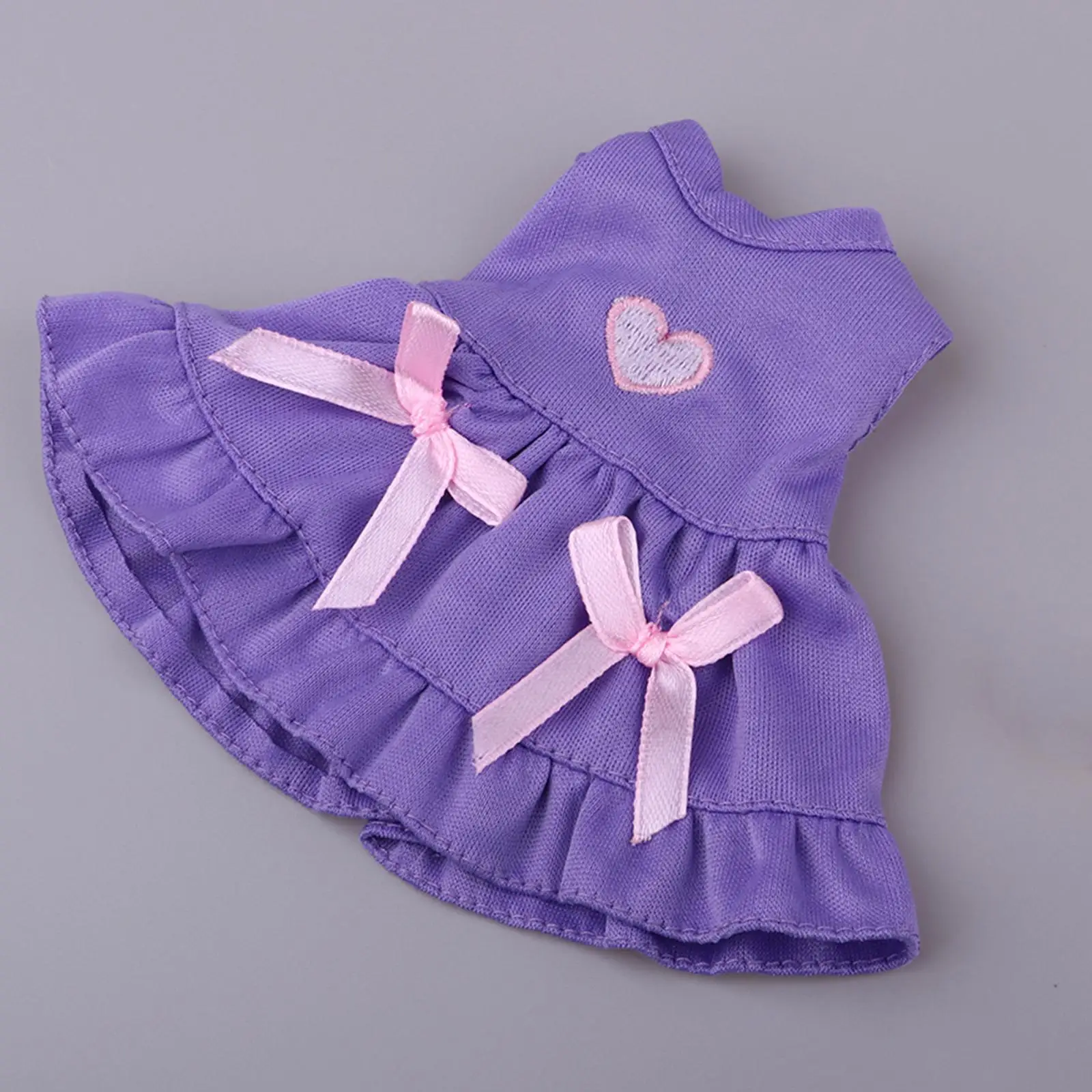 Spódniczka z kokardą, akcesoria dla lalek z nakryciem głowy, pasujące do lalek o wysokości 25 cm.