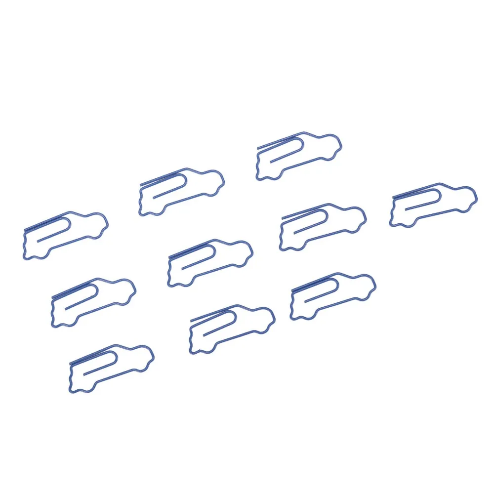 100-clips-de-papel-em-forma-de-carro-portateis-leves-pequenos-clips-de-papel-de-metal-revestidos-de-plastico
