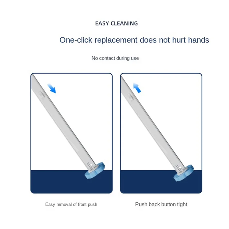 

Disposable Toilet Brush Dissolving Replacement Head,Ocean Flavor Durable Easy Install