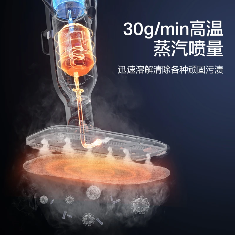 Multifunctional Steam Mop High Temperature Sterilization Non-wireless Electric Mop Electric Mop