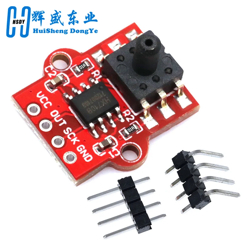 Dc 3.3V 5V 0-40Kpa Druksensor Module Verbinding 2.5Mm Zachte Buis Digitale Vloeistof Waterniveau Controller Board Voor Arduino