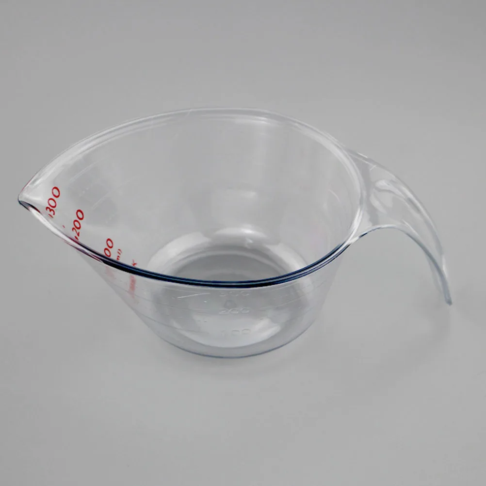 

3Pcs Plastic Measuring Cups Smooth Surface Easy Clean Volumetric Beakers Laboratory Container and Kitchen Measuring Spoons