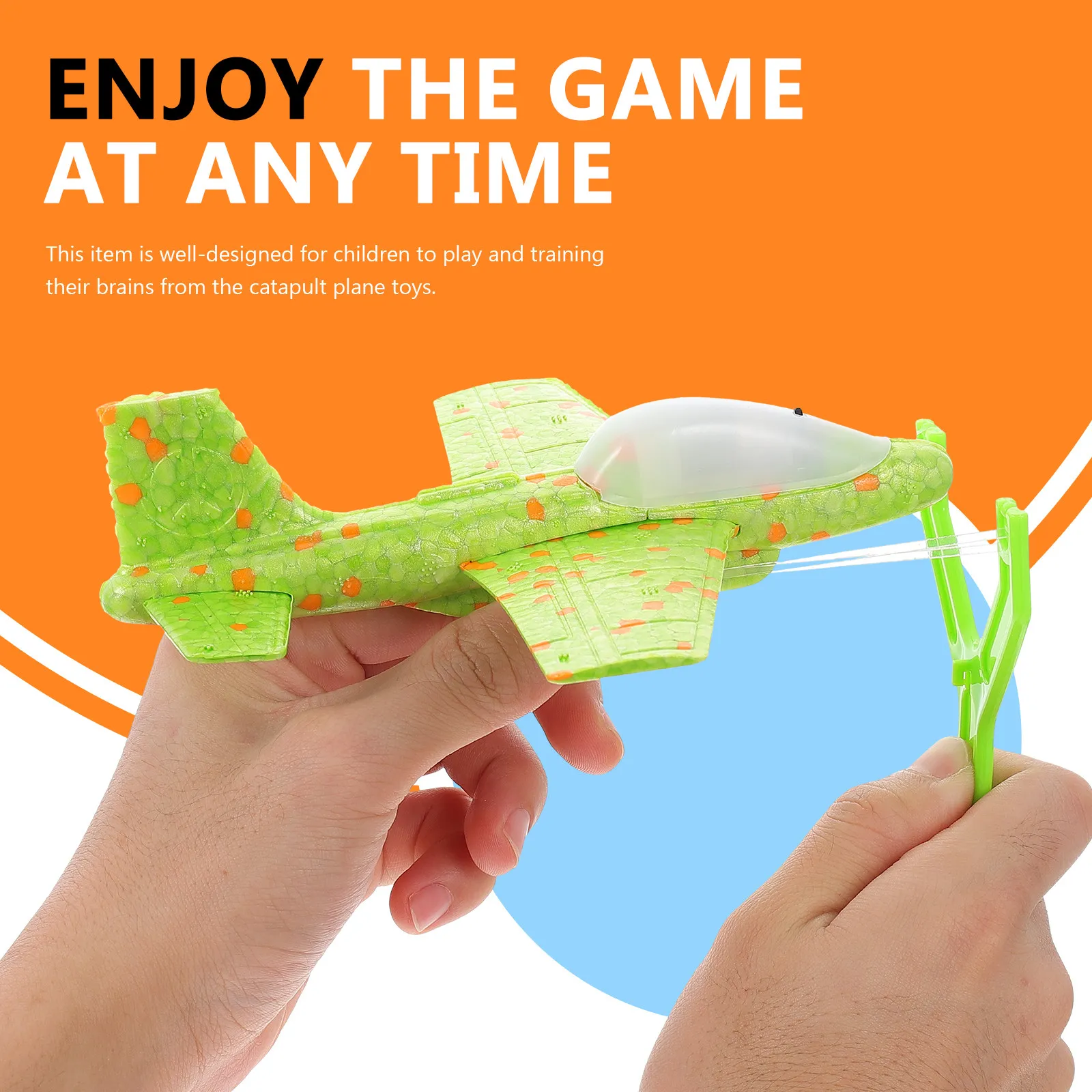 

1Pcs Premium Foam Glider Airplane Lightweight Flexible Impact Resistant Stress Relief Educational Aviation Party Favor for Kids