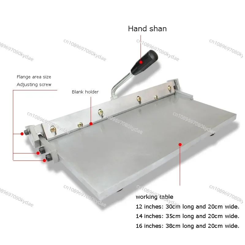 Manual Stainless Steel Leather Bending Crease Folding Tool Set For Handbag Wallet Craft Press