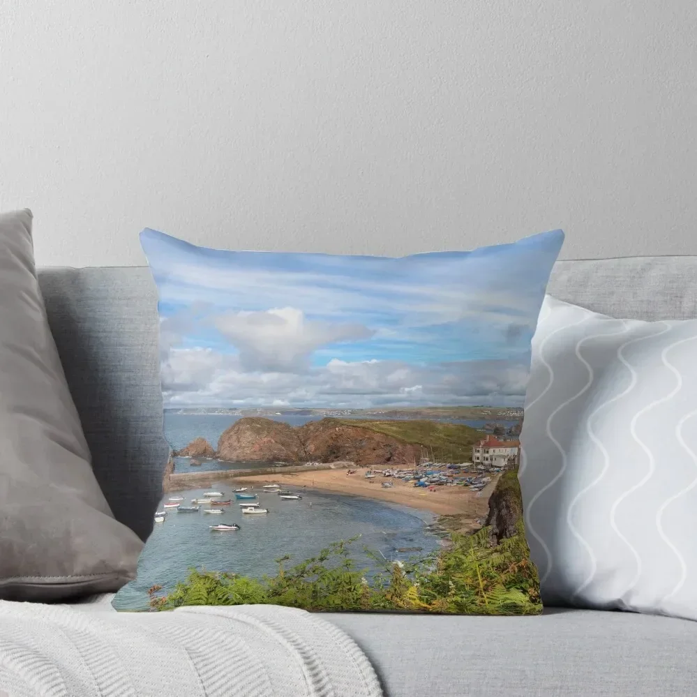 Hope Cove, Devon Throw Pillow Pillowcases Bed Cushions Christmas Pillow Cases pillow