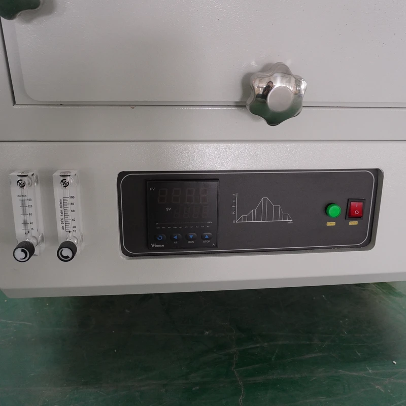 KS-VF 1800C Laboratory Vacuum Atmosphere Muffle Furnace, With Inlet Oxygen/Nitrogen/Argon, 3Kw Heating
