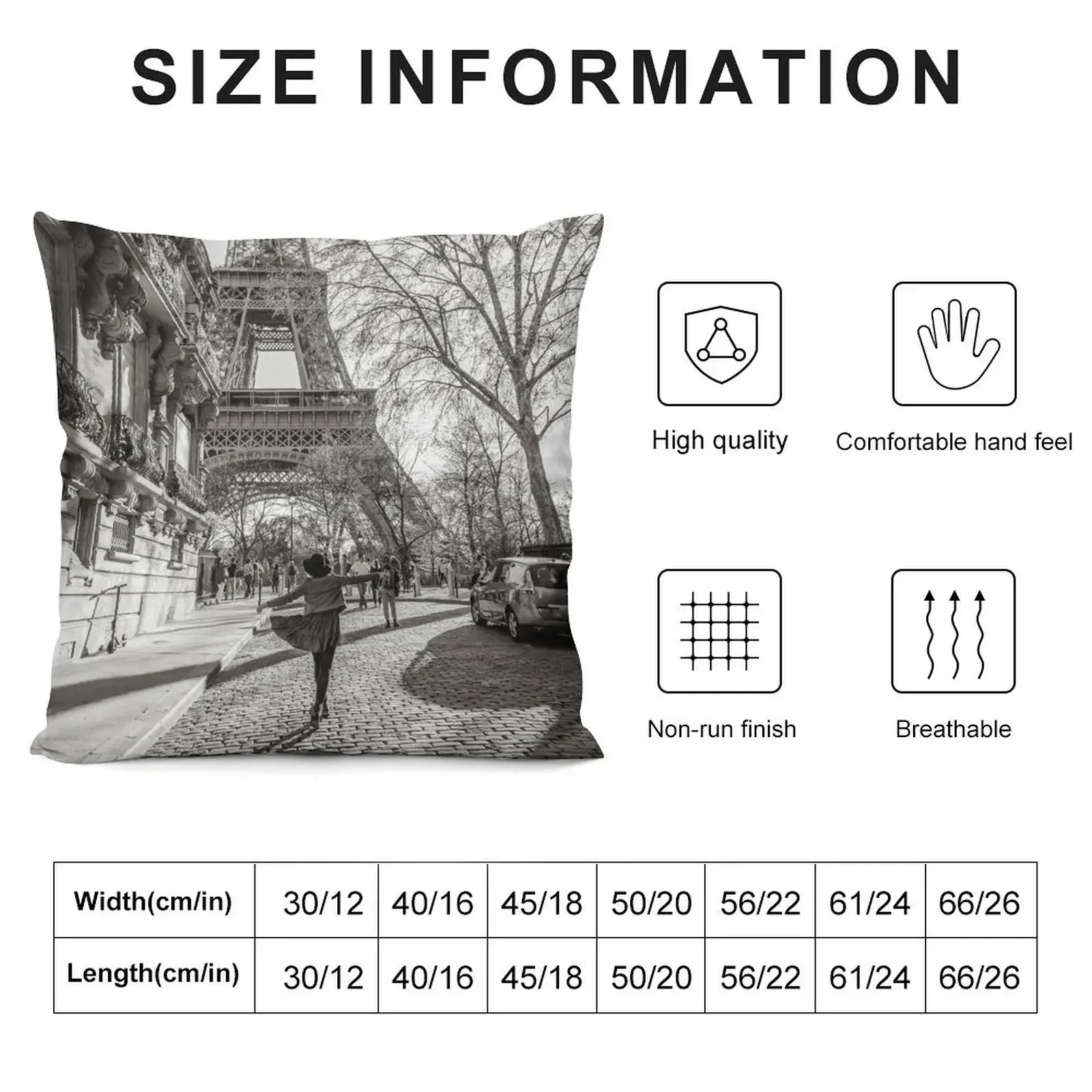 Parisian in Paris black and white Throw Pillow Cushions For Sofa Anime luxury decor pillow