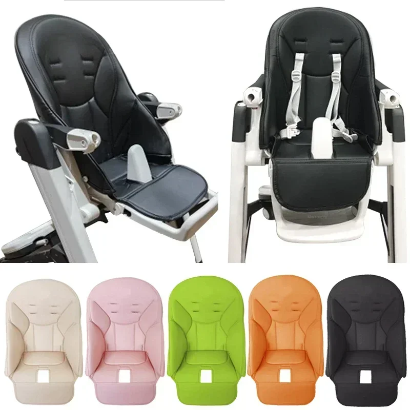 Baby Stroller Leather Cushion Baby Dining Chair Leather Cover PU Composite Sponge Cushion Baby Cover Chair Seat Case Accessories