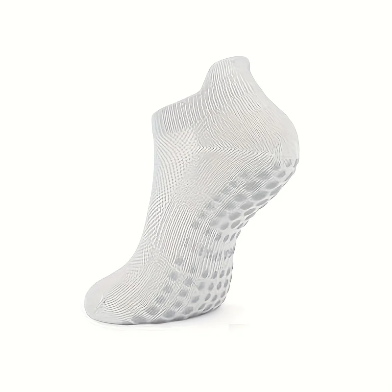 1 Paar Grip-Pilates-Socken für Damen, Yoga-Sportsocken für Barre, Ballett und Barfuß-Workout – Detail 7