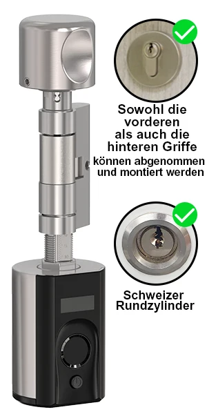 WELOCK قفل بصمة الإصبع TOUCH61 بدون مفتاح مقاوم للماء قفل ذكي بطاقة البيومترية قفل إلكتروني ببصمة الإصبع #6