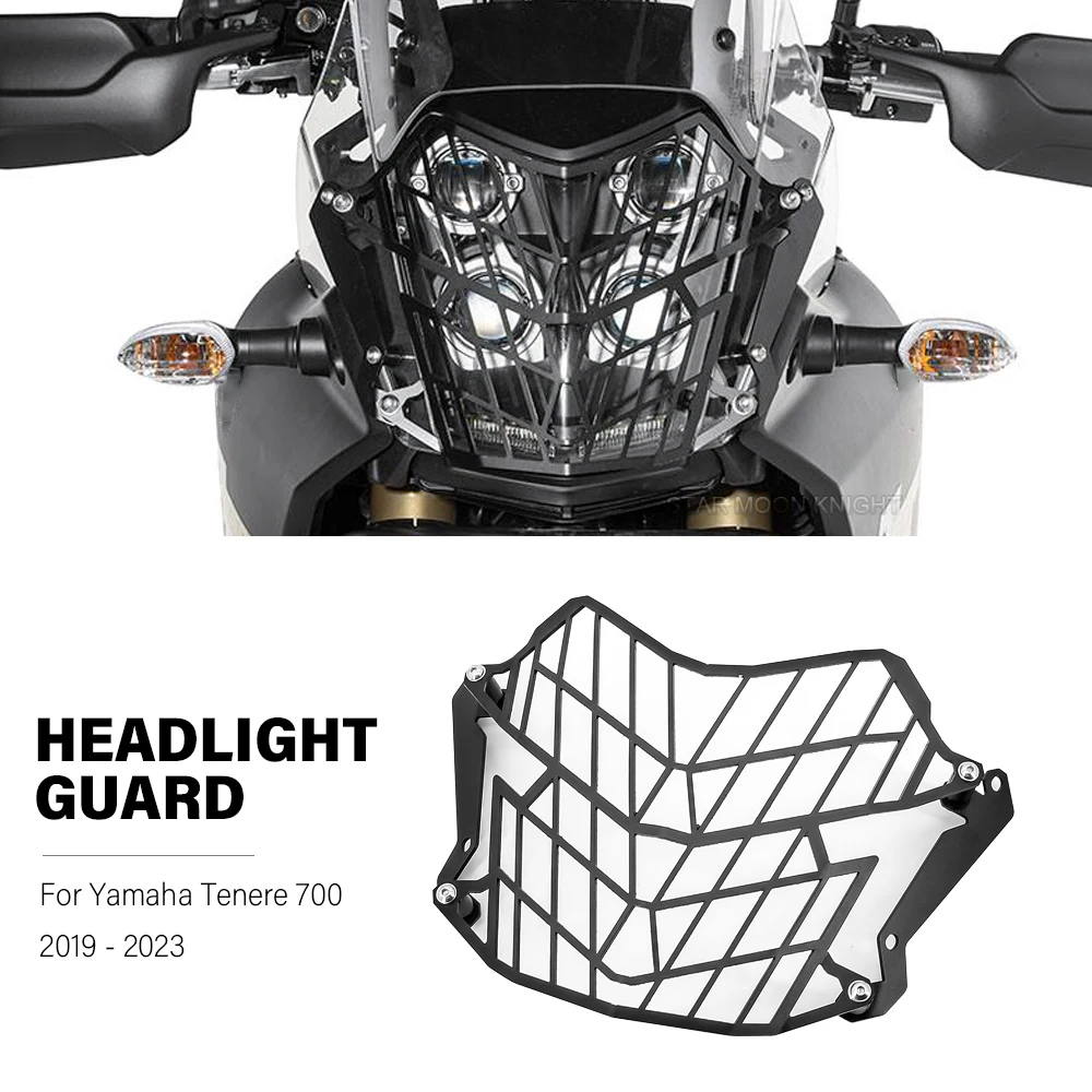 

For Yamaha T7 Tenere700 Tenere 700 2019 2020 2021 2022 Motorcycle Accessories Headlight Grill Guard Head Light Protector Cover