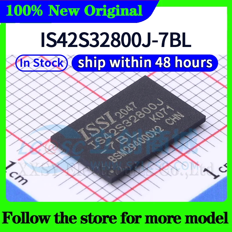 IS42S32800J-6TLI IS42S32800G-6BLI IS42S32800J-7BL IS42S32800J-7BLI IS42S32800J-7TLI في المخزون 48 ساعة السفينة
