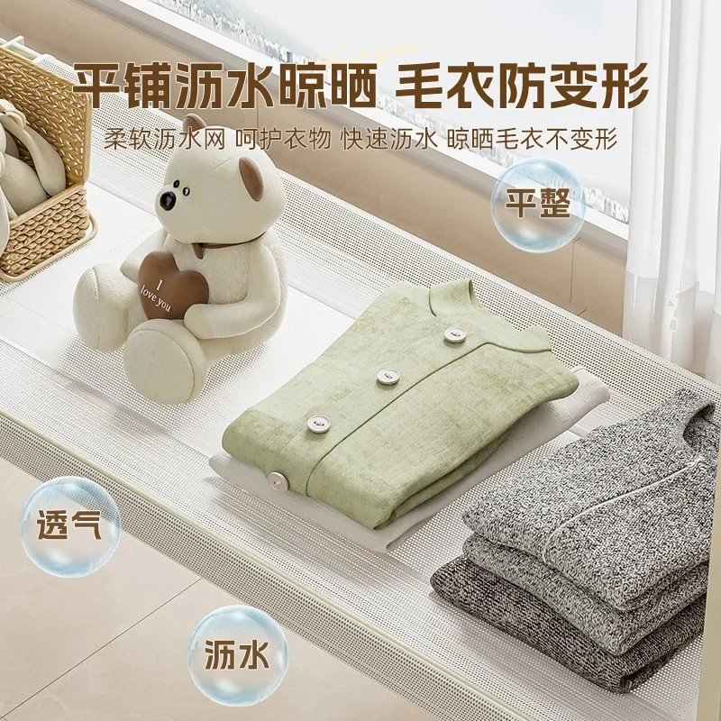 Aluminum Floor Clothes Hanger Stand for Bedroom, Home Use, Double Rod for Indoor & Outdoor, Balcony Clothes Rack