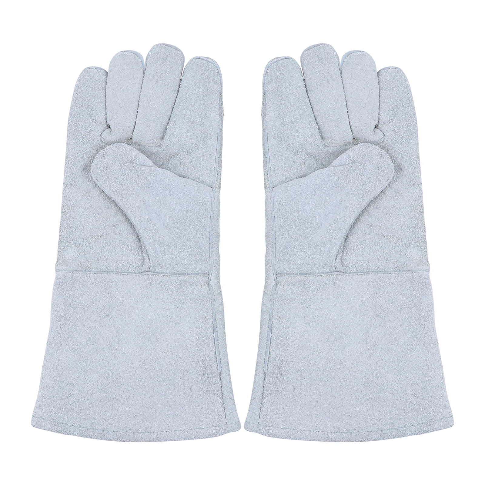 

Heat Resistant Welder Gloves Unisex Rigger Outdoor Genuine Cowhide Cold Weather Heavy Duty Long Lasting Breathable Moisture