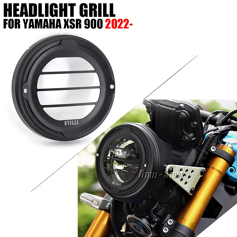 

Motorcycle Modification accessories Headlight Guard Headlight Grille Protector Cover Fit For Yamaha XSR 900 XSR900 2022 2023