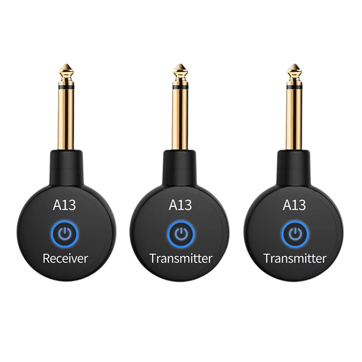 2-in-1 2.4 جيجا هرتز نظام الغيتار اللاسلكي 48 كيلو هرتز الصوت اللاسلكي الغيتار جهاز ريسيفر استقبال وإرسال مكبر صوت الجيتار الكهربائي