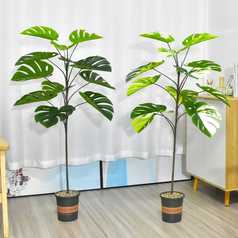 

Large Artificial Plants For Living Room Decorations Tufted Bedroom Garden Gardening Leaves Fake Grass For Outdoor Tree Greenery