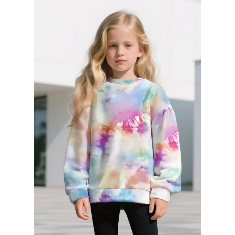 سترة بناتي كاجوال بأكمام طويلة وصبغ التعادل الأكثر مبيعًا في عام 2025 #3