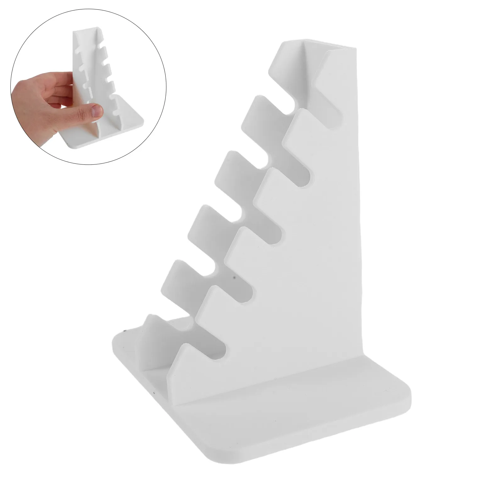 Fingerboard Display Holder for Desk - Space Saving Stackable Plastic Finger Skateboard Rack Lightweight Mini Skateboard Showcase