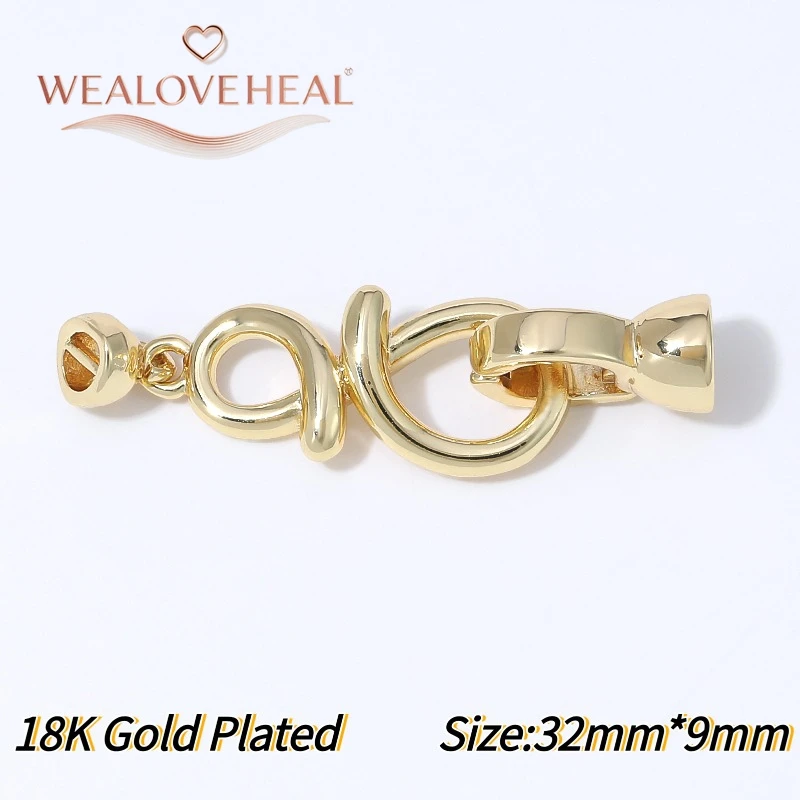 18K vergoldete Messingkette mit gedrehten Gliedern, Perlenverbindungsverschlüssen und Endkappen für DIY-Armband- und Halsketten-Schmuckherstellung. – Detail 35