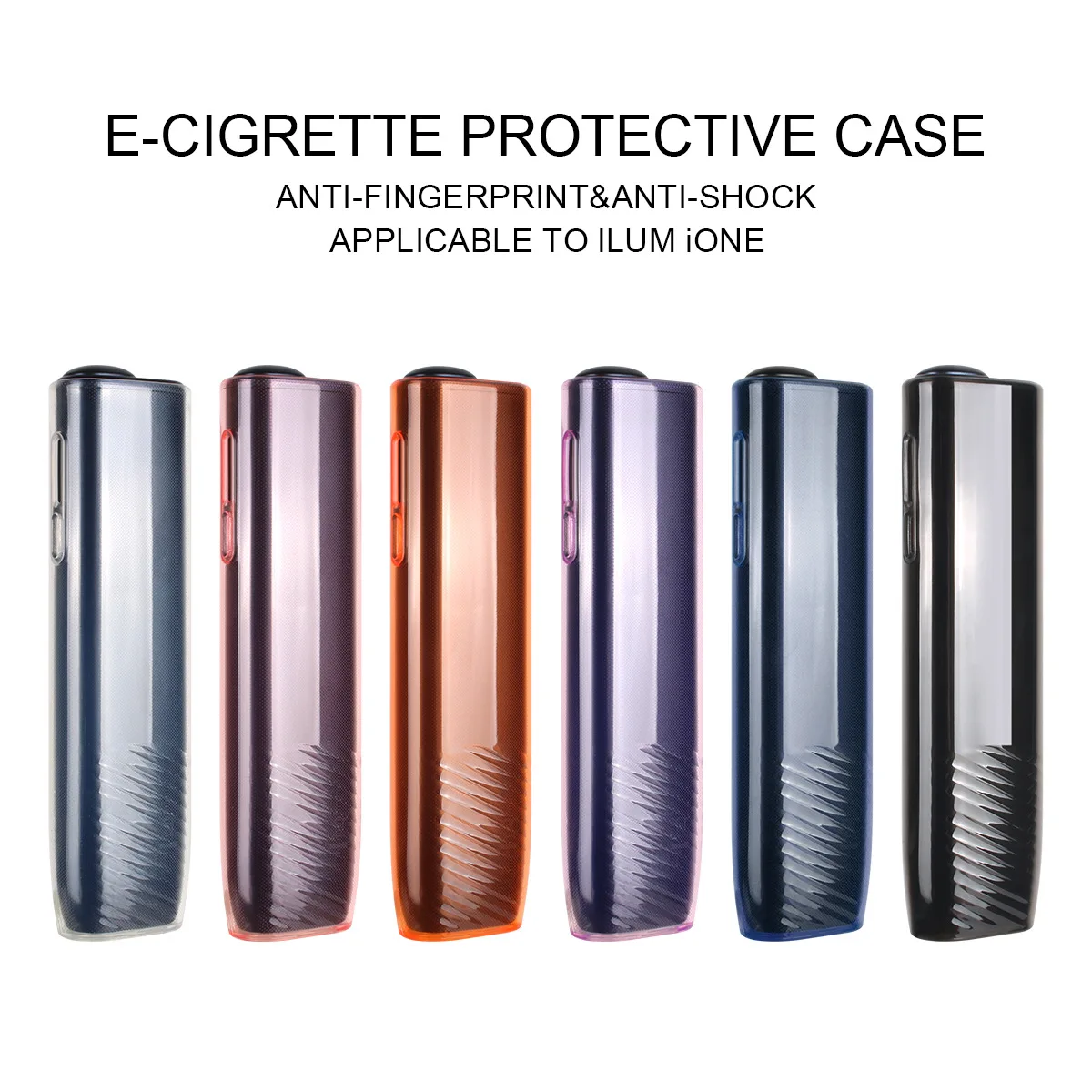 Silicone case is suitable for ILLUMA iONE, portable and shock-resistant, fashionable, protective electronic cigarette accessory.