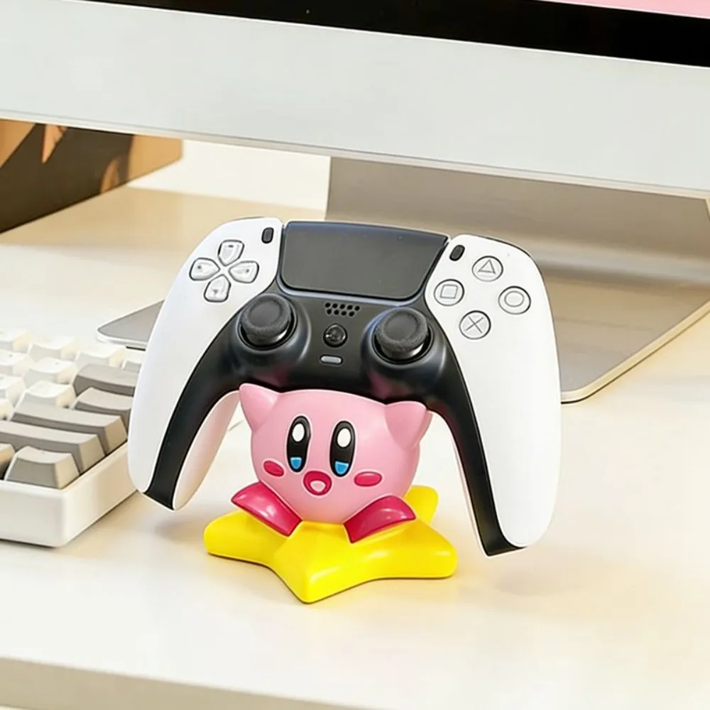Cute Kirby Game Controller Stand, Desktop Gamepad Holder, Console Storage Rack, Room Decor, Boys Girls Gift view 3