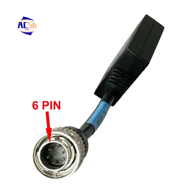 

AC56-6 Pin Bluetooth Adapter For Top-Con Hirose Sokkia South Total Stations With Charger And Cable To USB Data Cable EU PLUG