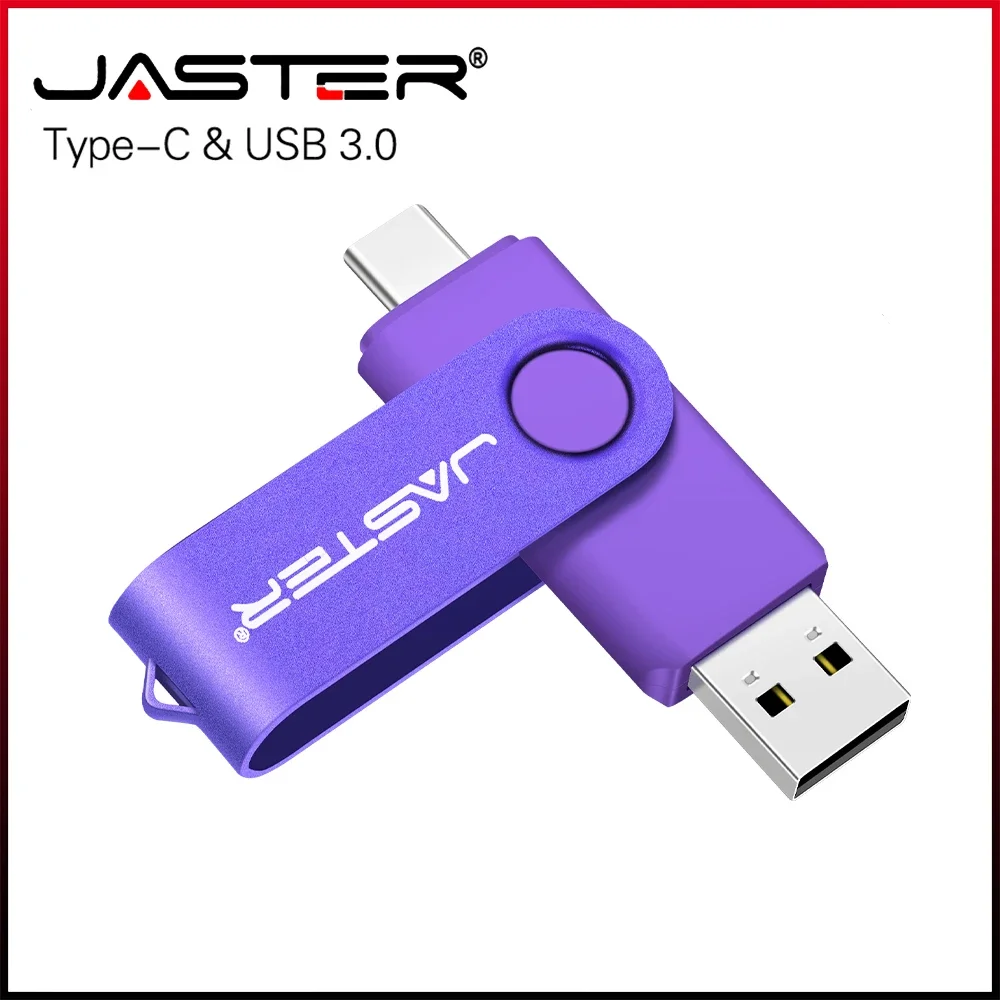 

JASTER USB 3.0 flash drive 128GB otg TYPE-C Memory stick 64GB Portable Pen drive 32GB Black Pen drive 16GB 8GB 4GB White Yellow