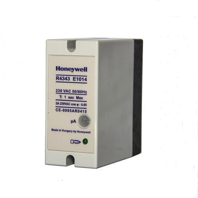 Stock Honeywell R4343 E1014 Relay Flame Detector R4343E1014 230 VAC 50/60Hz