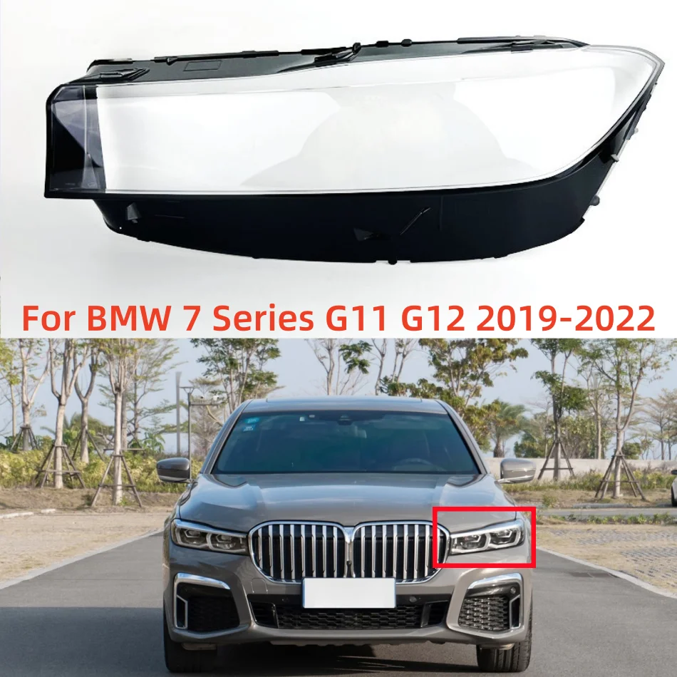 

Для BMW 7 серии G11 G12 2019 2020 2021 2022, аксессуары для автомобиля, прозрачный материал ПК, фары, лампа, стеклянный корпус